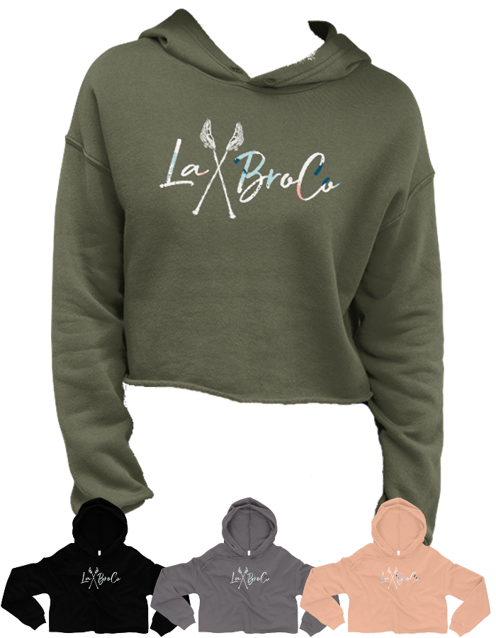 LadyLaxBro Crop Hoodie